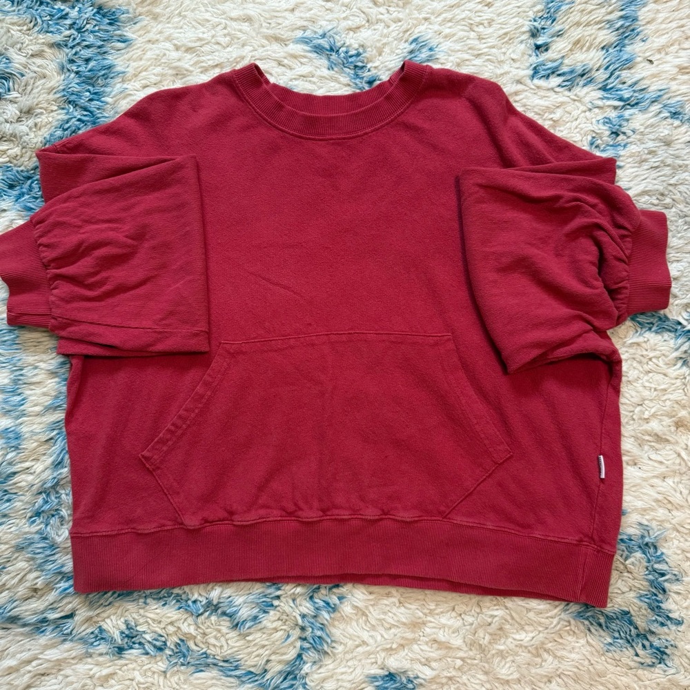 Women's Long Sleeve Red Top